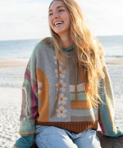 Natural Life Dreamer Jacquard Sweater
