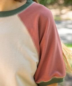 Natural Life Colorblock Raglan Sweatshirt
