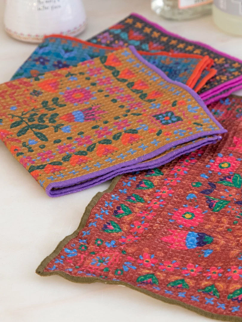 Natural Life Set Of 4 Dish Cloth Napkins HOME & LIVING 3 Natural Life Set Of 4 Dish Cloth Napkins HOME & LIVING