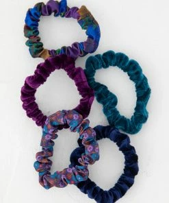 Natural Life Print And Velvet Scrunchies 13 Natural Life Print And Velvet Scrunchies