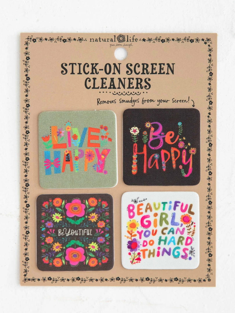 Natural Life Stick-On Screen Cleaner Set NEW & TRENDING 3 Natural Life Stick-On Screen Cleaner Set NEW & TRENDING