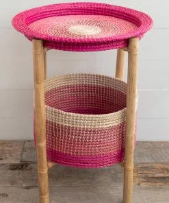 Natural Life Back To Campus Rattan Side Table