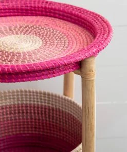 Natural Life Back To Campus Rattan Side Table