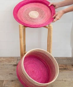 Natural Life Back To Campus Rattan Side Table