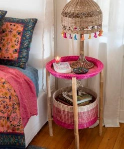 Natural Life Back To Campus Rattan Side Table