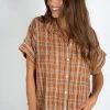 Natural Life NEW & TRENDING Allie Buttondown Top