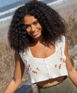 Natural Life Embroidered Hazel Vest NEW & TRENDING