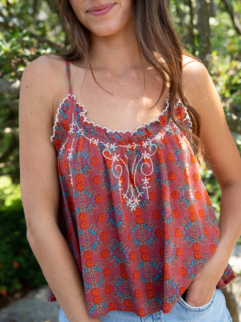 Natural Life NEW & TRENDING Embroidered Harley Top 3 Natural Life NEW & TRENDING Embroidered Harley Top