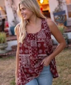 Natural Life Free Spirit Knit Tank Top SUMMER SHOP