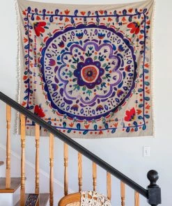 Natural Life Wall Hanging Tapestry Back To Campus