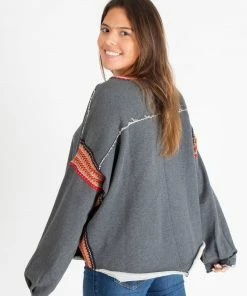 Natural Life Trim Sweatshirt
