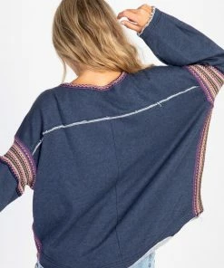 Natural Life Trim Sweatshirt