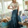 Natural Life NEW & TRENDING Satin Hanna Maxi Skirt