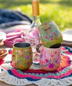 Natural Life Set Of 2 Wine Tumblers