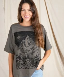 Natural Life SUMMER SHOP Remi Distressed Tee