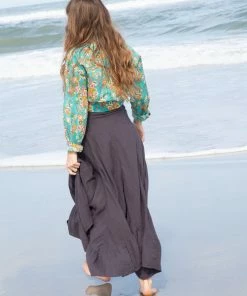 Natural Life Feelin' Alive Gauze Midi Skirt 8 Natural Life Feelin' Alive Gauze Midi Skirt