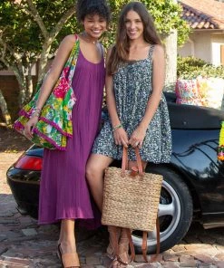 Natural Life Ruffle Tote Bag