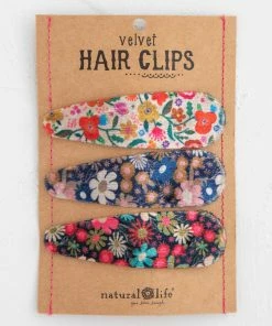 Natural Life Floral Hair Clips Set