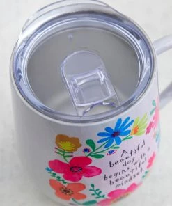 Natural Life Back To Campus Stainless Steel Coffee Tumbler