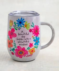 Natural Life Back To Campus Stainless Steel Coffee Tumbler