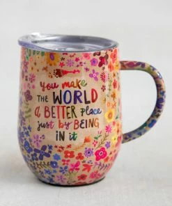 Natural Life Back To Campus Stainless Steel Coffee Tumbler