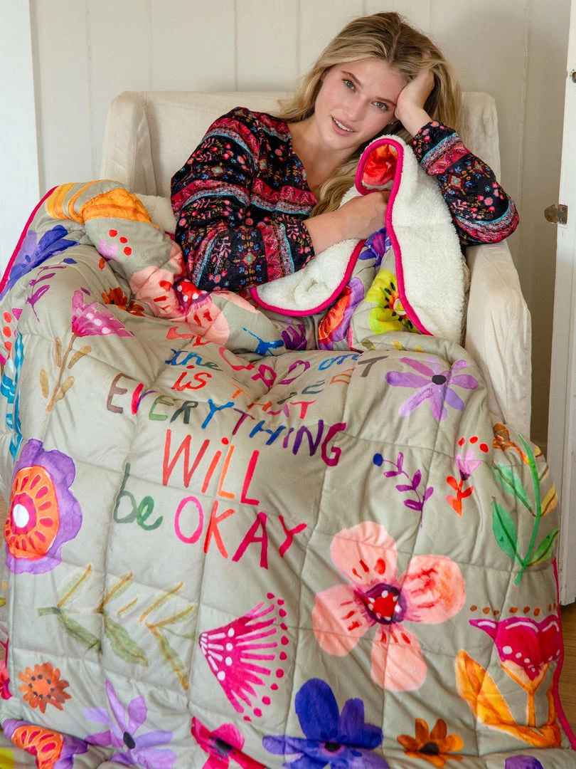 Natural Life Back To Campus Weighted Blanket 3 Natural Life Back To Campus Weighted Blanket