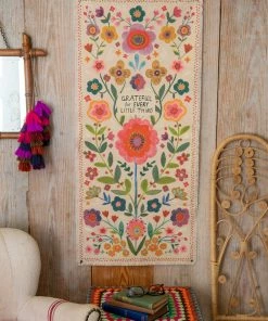 Natural Life Canvas Tapestry Back To Campus