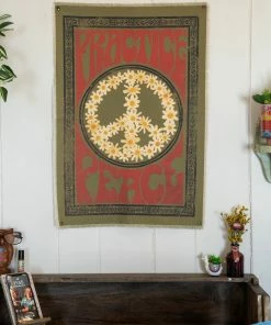 Natural Life Canvas Tapestry Back To Campus