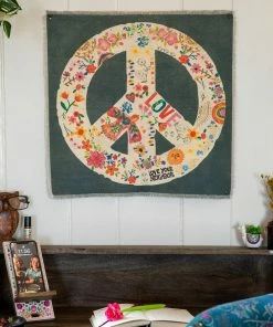 Natural Life Canvas Tapestry Back To Campus