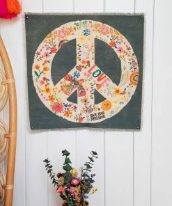 Natural Life Canvas Tapestry Back To Campus