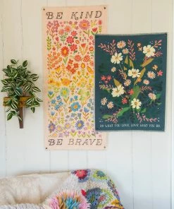 Natural Life Canvas Tapestry Back To Campus