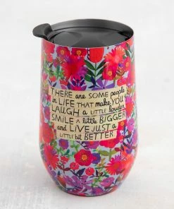 Natural Life Stainless Steel Wine Tumbler 16 Natural Life Stainless Steel Wine Tumbler