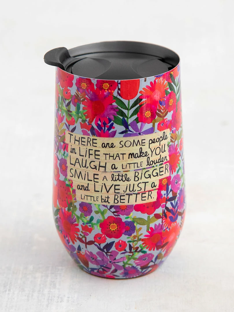 Natural Life Stainless Steel Wine Tumbler 9 Natural Life Stainless Steel Wine Tumbler