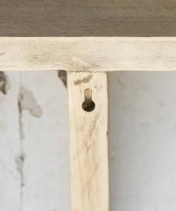 Natural Life Wooden Wall Shelf Back To Campus