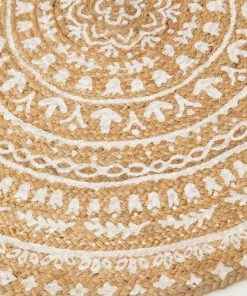 Natural Life Printed Jute Rug Back To Campus