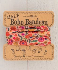 Natural Life Floral Half Boho Bandeau ACCESSORIES