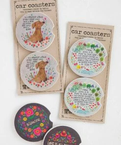 Natural Life Car Coasters