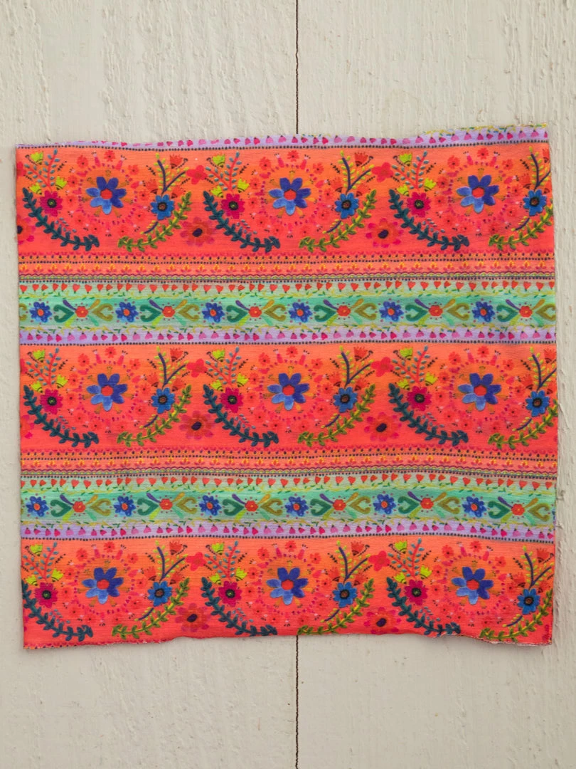 Natural Life Border Print Half Boho Bandeau 9 Natural Life Border Print Half Boho Bandeau