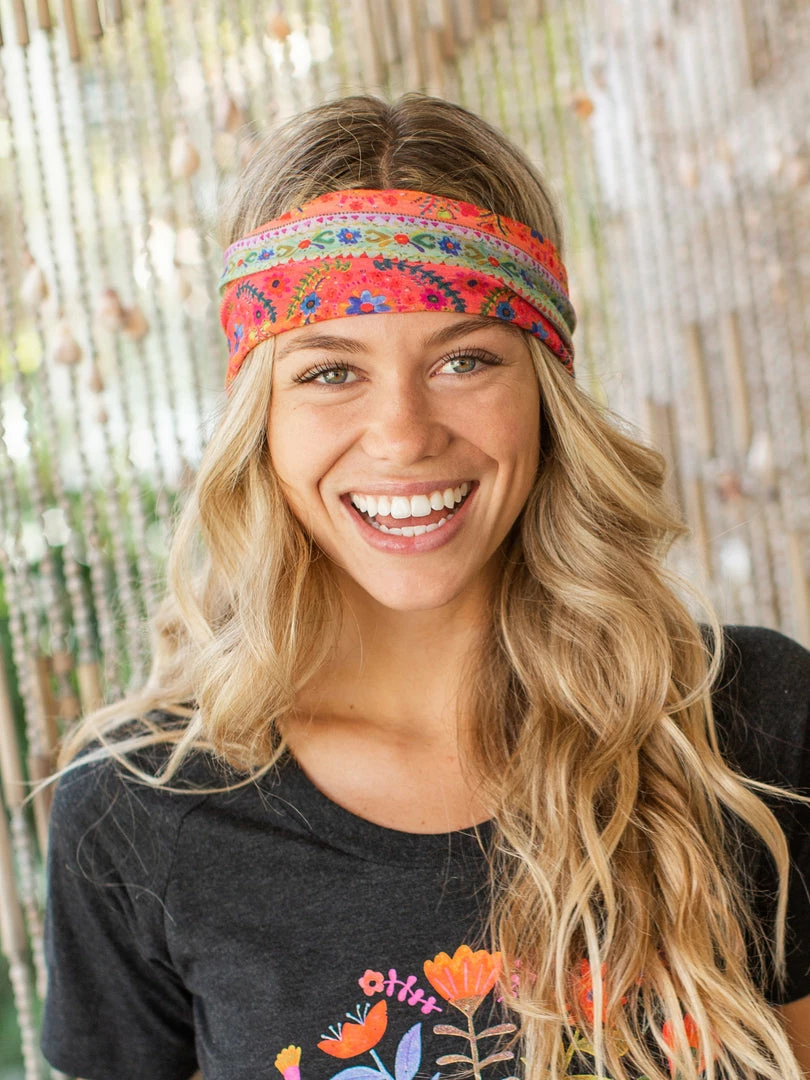 Natural Life Border Print Half Boho Bandeau 8 Natural Life Border Print Half Boho Bandeau