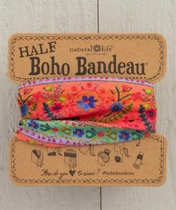 Natural Life Border Print Half Boho Bandeau 39 Natural Life Border Print Half Boho Bandeau