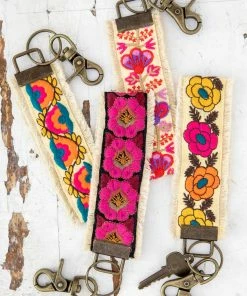 Natural Life Embroidered Key Fob CAR