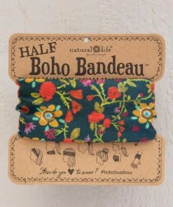 Natural Life Floral Half Boho Bandeau ACCESSORIES