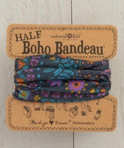 Natural Life Floral Half Boho Bandeau ACCESSORIES