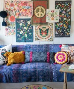 Natural Life Canvas Tapestry Back To Campus