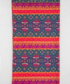 Natural Life Border Print Boho Bandeau Accessories