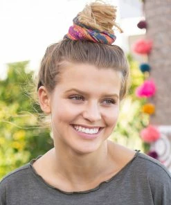 Natural Life Border Print Boho Bandeau Accessories