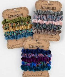 Natural Life Print And Velvet Scrunchies 21 Natural Life Print And Velvet Scrunchies