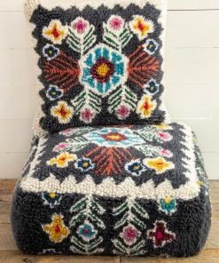 Natural Life Shaggy Wool Pouf 17 Natural Life Shaggy Wool Pouf