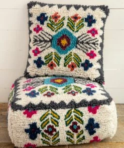 Natural Life Shaggy Wool Pouf 21 Natural Life Shaggy Wool Pouf