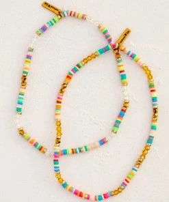 Natural Life Beach & Outdoors Beaded Disc Anklet